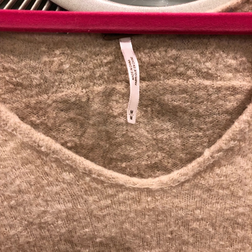 FREE PEOPLE SWOOP NECK SWEATER - Picture 2 of 2